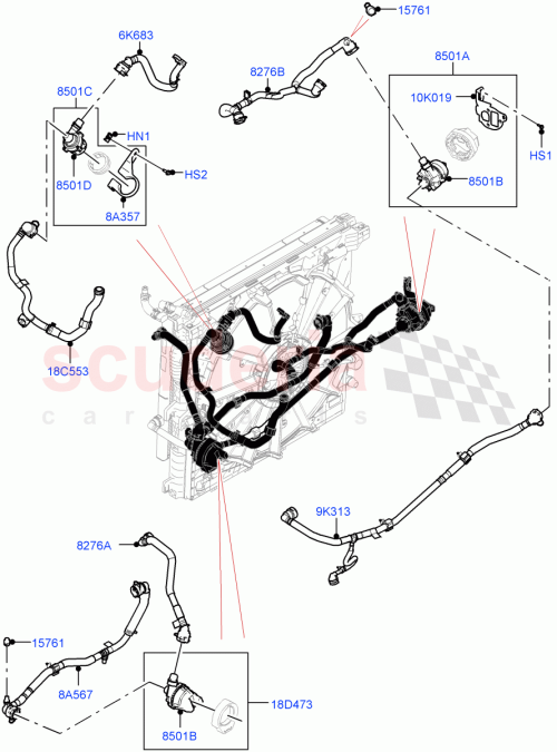 Part Diagram for Land Rover LR151913