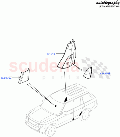 Part Diagram for Land Rover LR032414