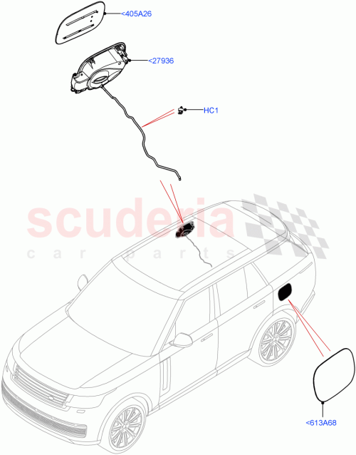 Part Diagram for Land Rover LR166651