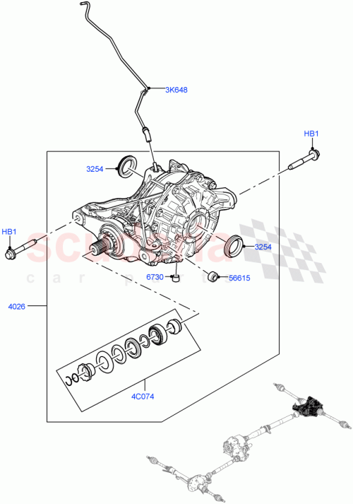 Part Diagram for Land Rover LR153470
