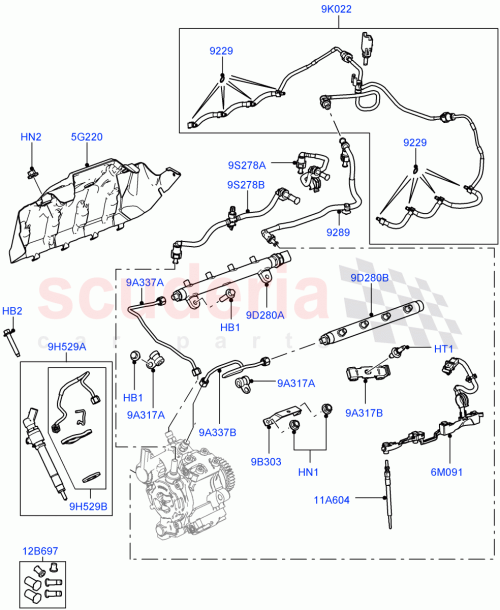 Part Diagram for Land Rover 1418959