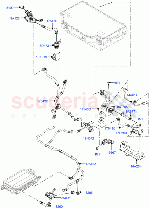 Part Diagram for Land Rover LR140950