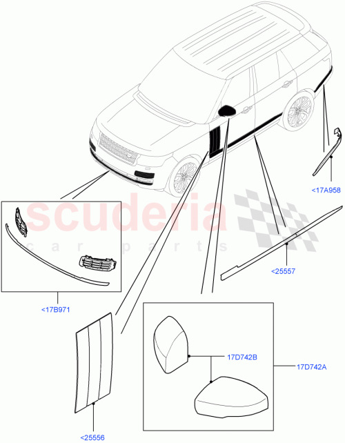 Part Diagram for Land Rover VPLGB0075