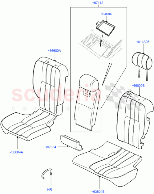 Part Diagram for Land Rover LR017126