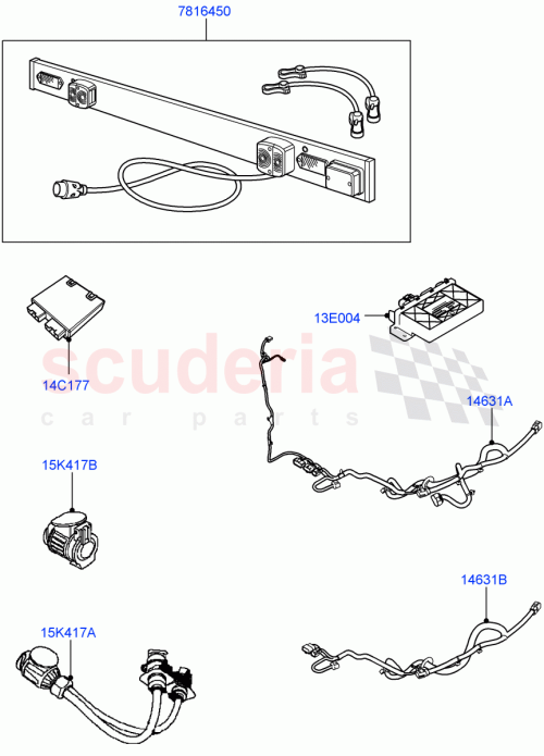 Part Diagram for Land Rover VPLYT0341