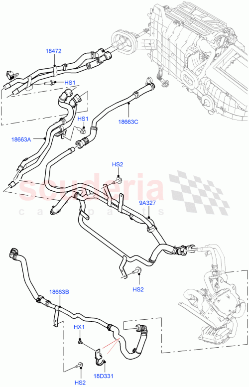 Part Diagram for Land Rover LR141291