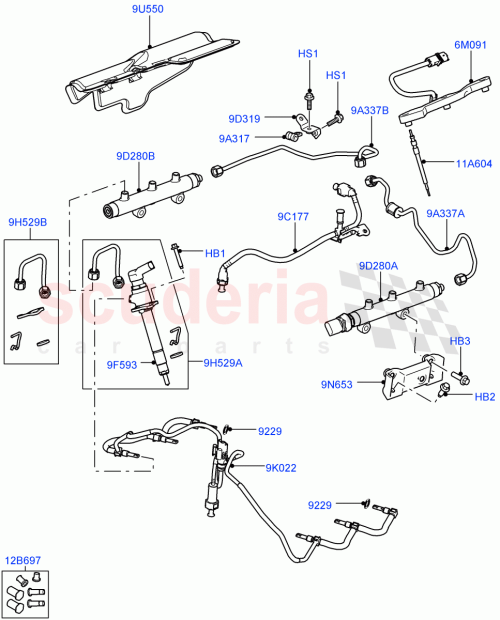 Part Diagram for Land Rover LR020021
