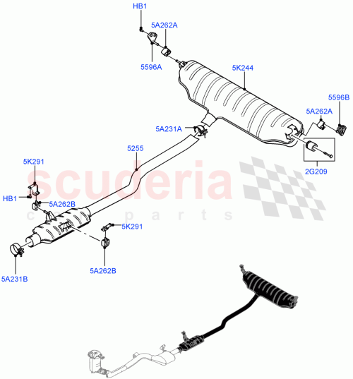Part Diagram for Land Rover LR128613