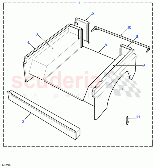 Part Diagram for Land Rover MTC8184