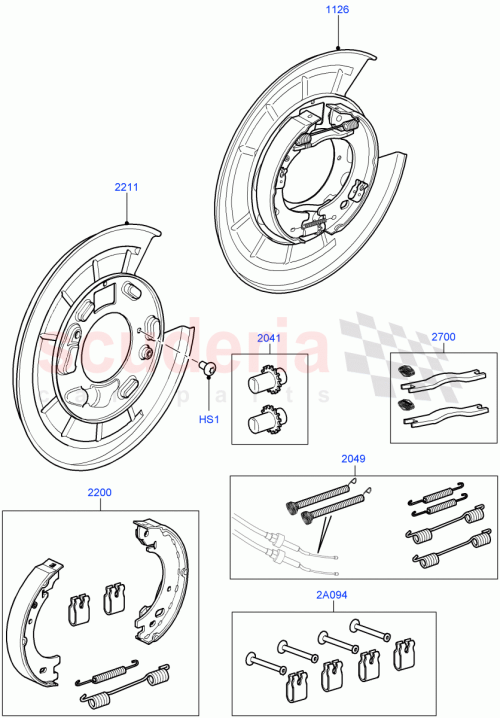 Part Diagram for Land Rover LR020493