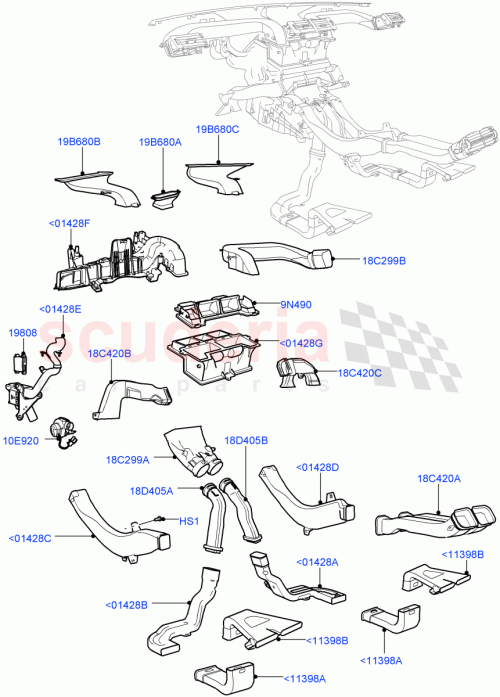 Part Diagram for Land Rover LR057817