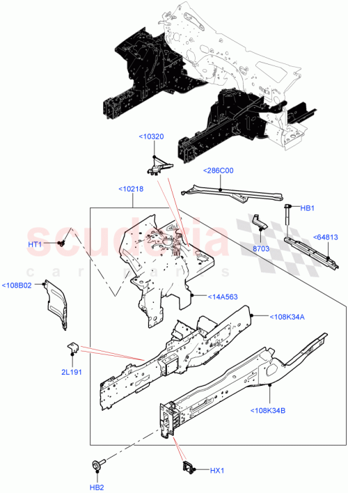 Part Diagram for Land Rover LR129016