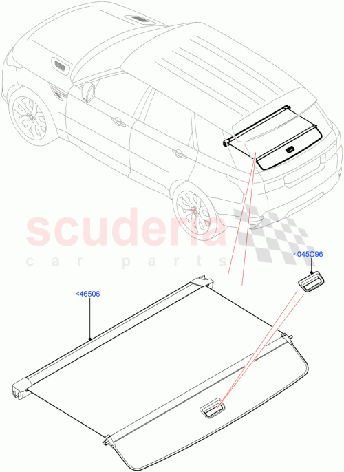 Part Diagram for Land Rover LR081727