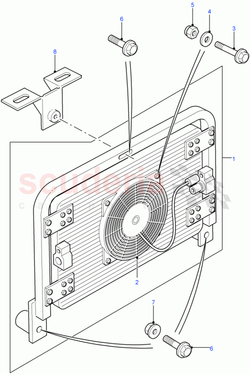 Part Diagram for Land Rover FB108087