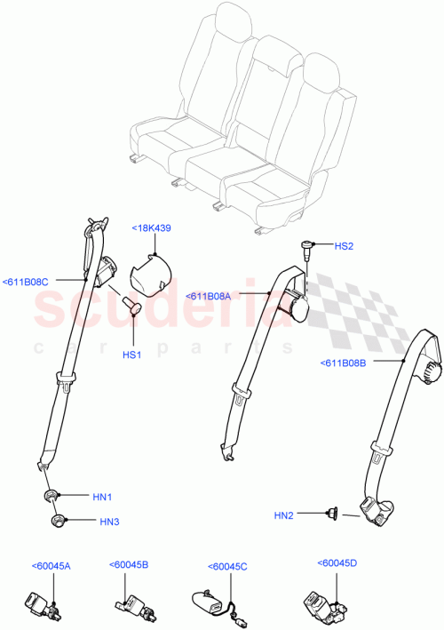 Part Diagram for Land Rover LR061311