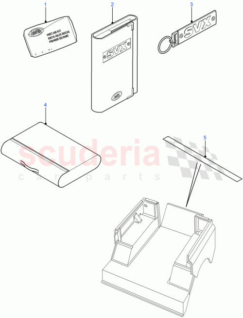 Part Diagram for Land Rover KEF500020