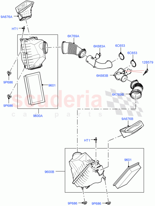 Part Diagram for Land Rover LR156898