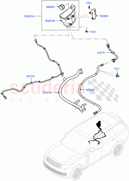 Part Diagram for Land Rover LR152109