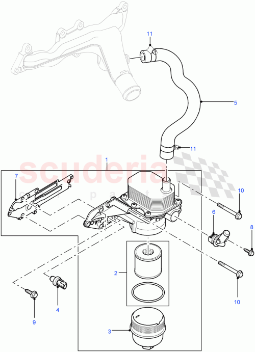 Part Diagram for Land Rover LR029936