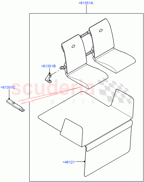 Part Diagram for Land Rover VPLRS0577