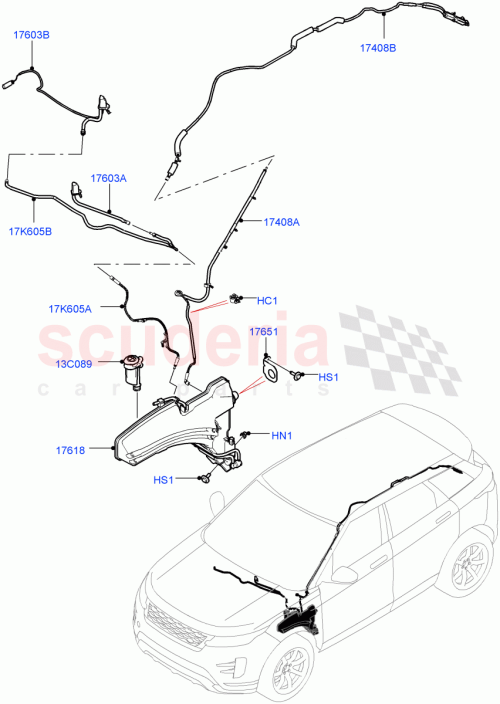 Part Diagram for Land Rover LR128573