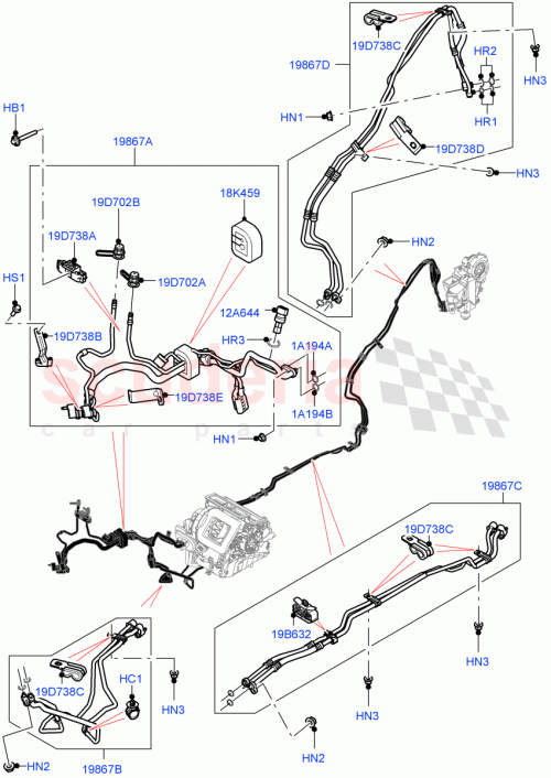 Part Diagram for Land Rover LR139948