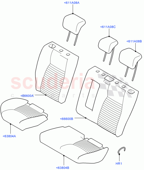 Part Diagram for Land Rover LR127642