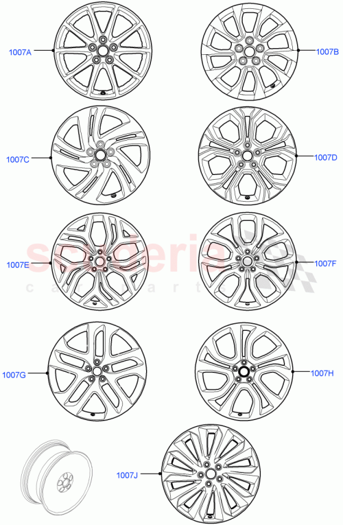 Part Diagram for Land Rover LR114521