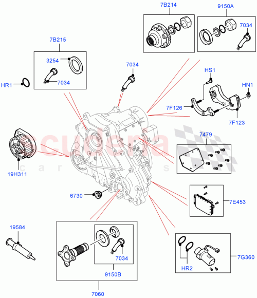 Part Diagram for Land Rover LR153997
