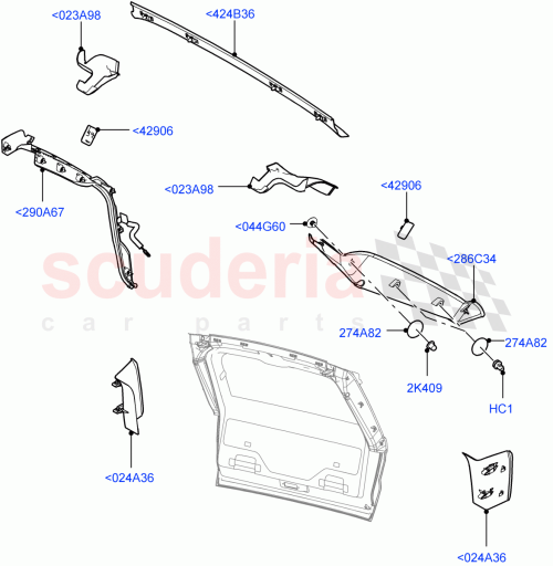 Part Diagram for Land Rover LR055898