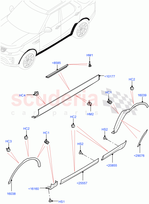 Part Diagram for Land Rover LR138493