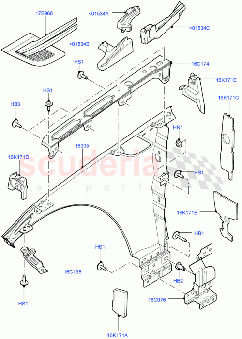 Part Diagram for Land Rover LR154386