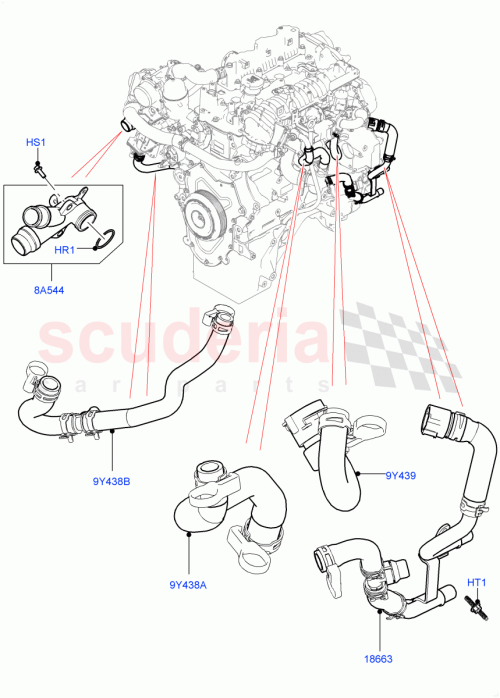 Part Diagram for Land Rover LR092115