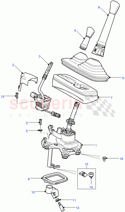 Part Diagram for Land Rover TSC500020