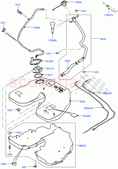 Part Diagram for Land Rover LR036663