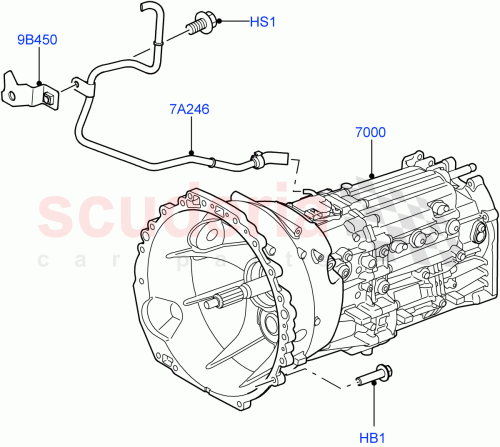 Part Diagram for Land Rover TRC500013