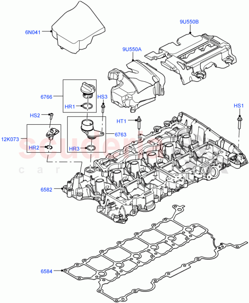 Part Diagram for Land Rover LR121254