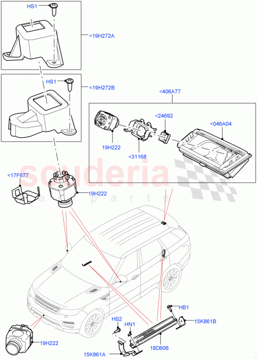 Part Diagram for Land Rover LR070721