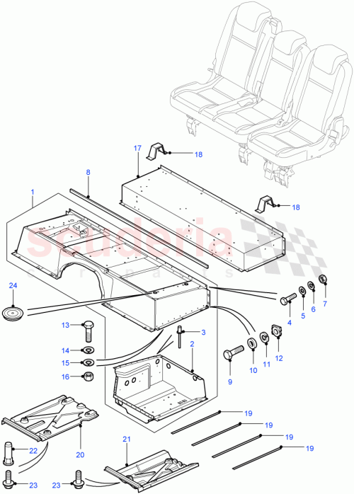 Part Diagram for Land Rover AFP710230
