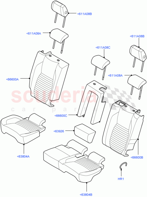 Part Diagram for Land Rover LR127052