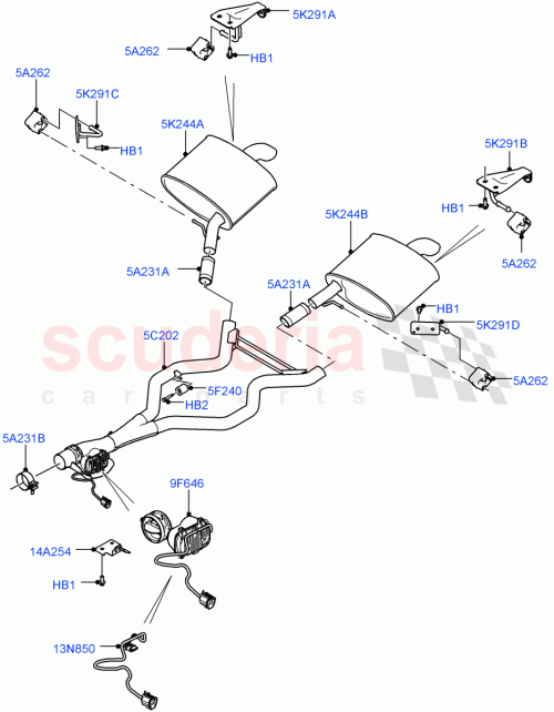 Part Diagram for Land Rover LR072720