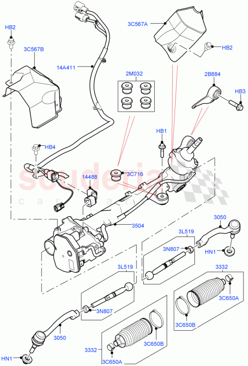 Part Diagram for Land Rover LR091023