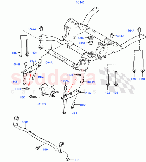 Part Diagram for Land Rover LR038815