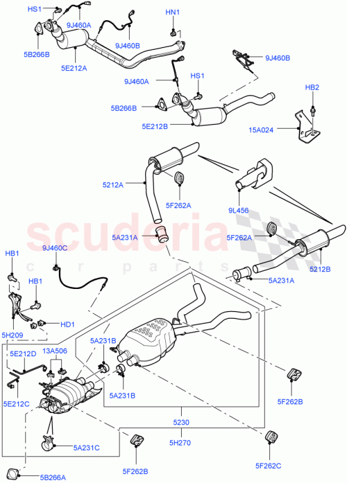 Part Diagram for Land Rover LR016225