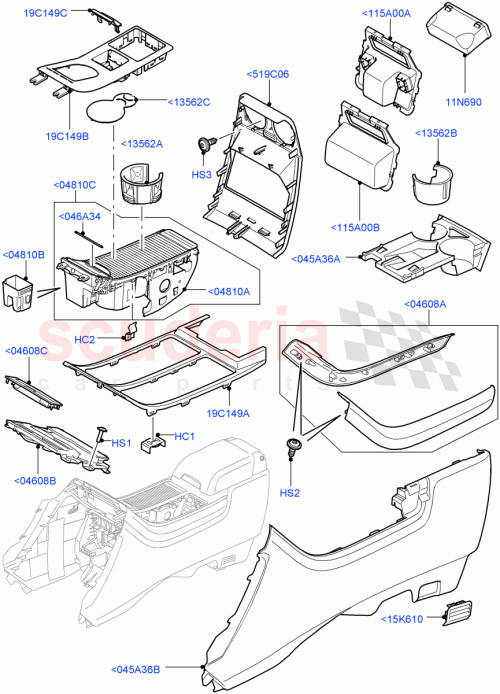 Part Diagram for Land Rover LR020500