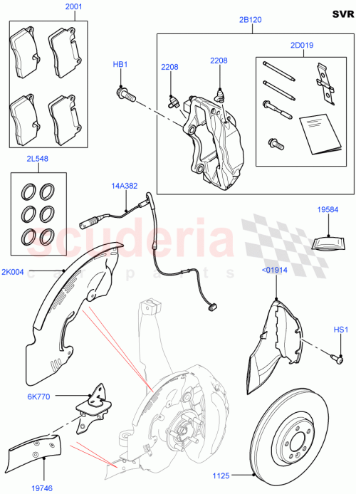 Part Diagram for Land Rover LR063287