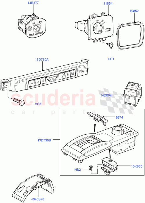 Part Diagram for Land Rover FYP500410