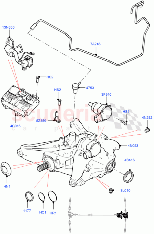 Part Diagram for Land Rover LR118240