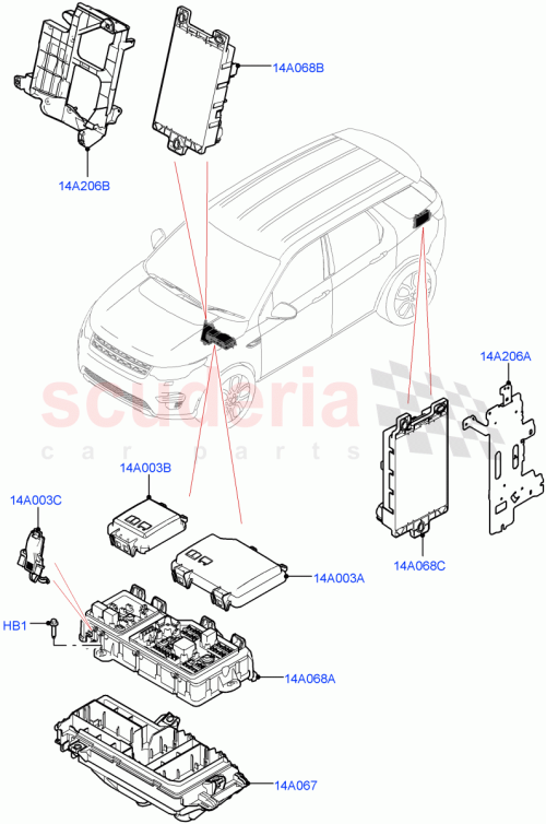 Part Diagram for Land Rover LR128487
