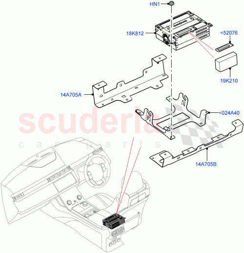 Part Diagram for Land Rover LR141237